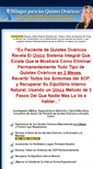 Mobile Screenshot of milagroparalosquistesovaricos.com